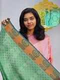 Kanchipuram Blended Gifted Embossed Silk Saree 962