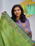 Kanchipuram Blended Gifted Embossed Silk Saree 964