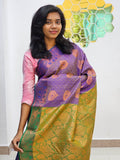 Kanchipuram Blended Gifted Embossed Silk Saree 981