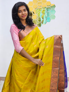 Kanchipuram Blended Gifted Embossed Silk Saree 999