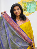 Kanchipuram Blended Gifted Embossed Silk Saree 999