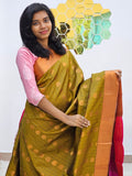 Kanchipuram Blended Gifted Embossed Silk Saree 1000