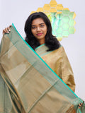 Kanchipuram Blended Gifted Embossed Silk Saree 1047