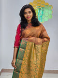 Kanchipuram Blended Gifted Embossed Silk Saree 1052