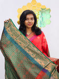 Kanchipuram Blended Gifted Embossed Silk Saree 1056