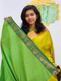 Kanchipuram Blended Gifted Embossed Silk Saree 1070