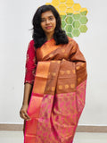 Kanchipuram Blended Gifted Embossed Silk Saree 1095