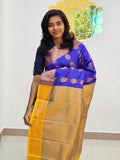 Kanchipuram Blended Gifted Embossed Silk Saree 1100