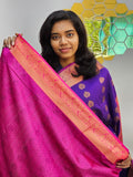 Kanchipuram Blended Gifted Embossed Silk Saree 1105