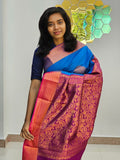 Kanchipuram Blended Gifted Embossed Silk Saree 1107