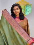 Kanchipuram Blended Gifted Embossed Silk Saree 1109