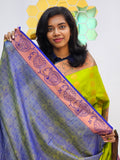 Kanchipuram Blended Gifted Embossed Silk Saree 1140