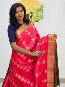 Kanchipuram Blended Gifted Embossed Silk Saree 1141