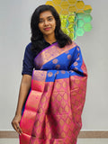 Kanchipuram Blended Gifted Embossed Silk Saree 1152