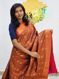 Kanchipuram Blended Gifted Embossed Silk Saree 1156