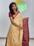 Kanchipuram Blended Korvai Bridal silk Saree 081