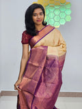 Kanchipuram Blended Korvai Bridal silk Saree 081