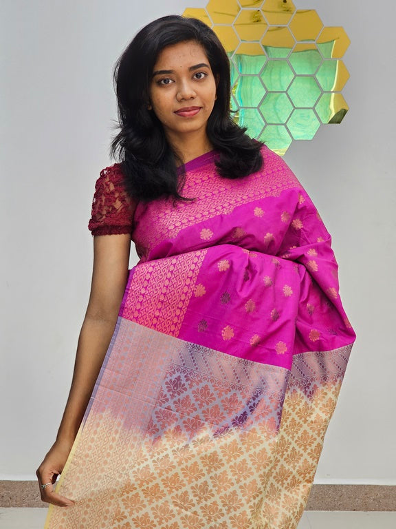 Kanchipuram Blended Bridal Silk Saree 093