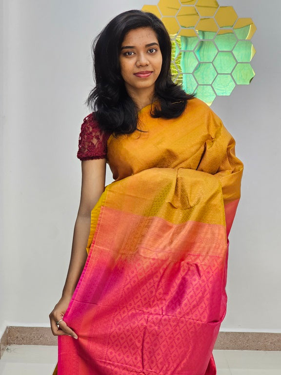 Kanchipuram Blended Bridal Silk Saree 094