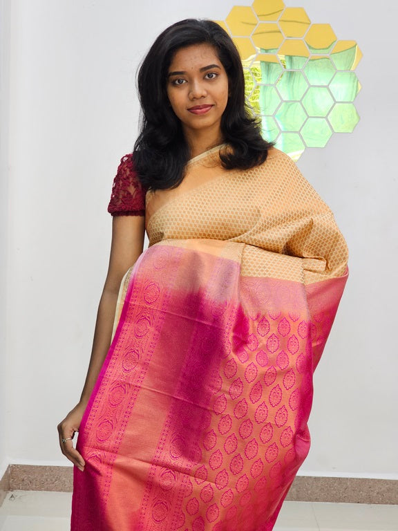 Kanchipuram Blended Bridal Silk Saree 096