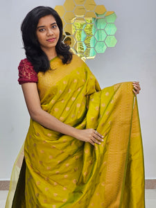 Kanchipuram Blended Bridal Silk Saree 102