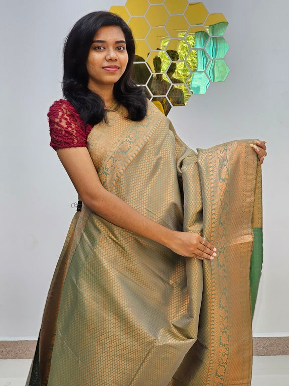 Kanchipuram Blended Bridal Silk Saree 122