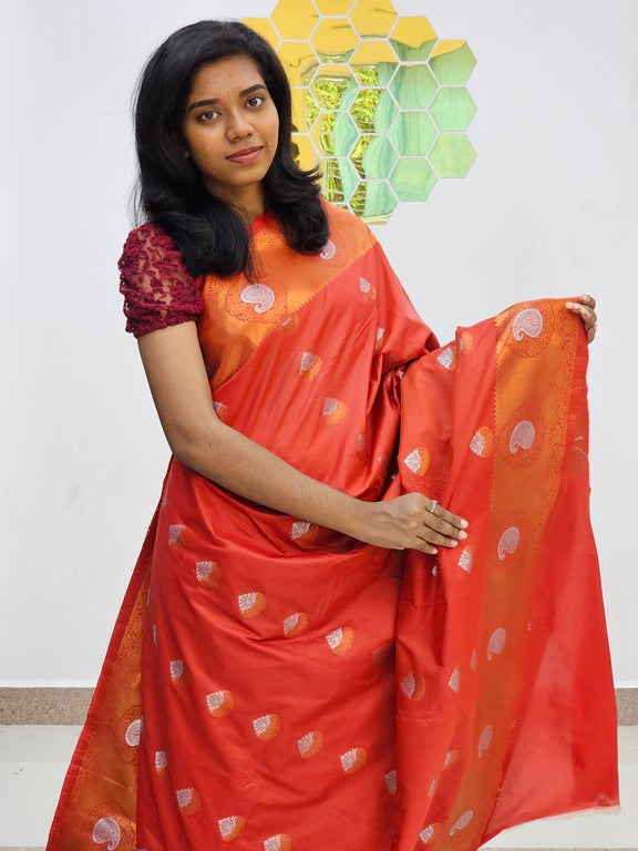 Kanchipuram Blended Bridal Silk Saree 158