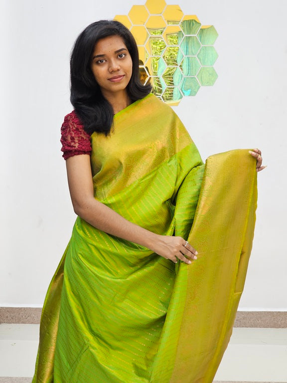 Kanchipuram Blended Bridal Silk Saree 159