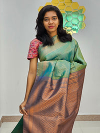 Kanchipuram Blended Bridal Silk Saree 173