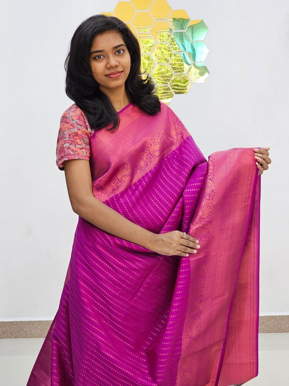 Kanchipuram Blended Bridal Silk Saree 175