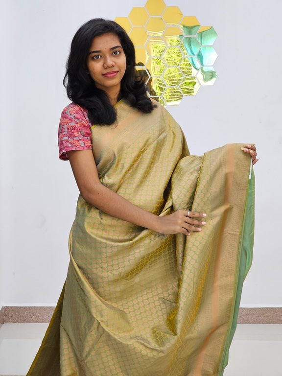 Kanchipuram Blended Bridal Silk Saree 177