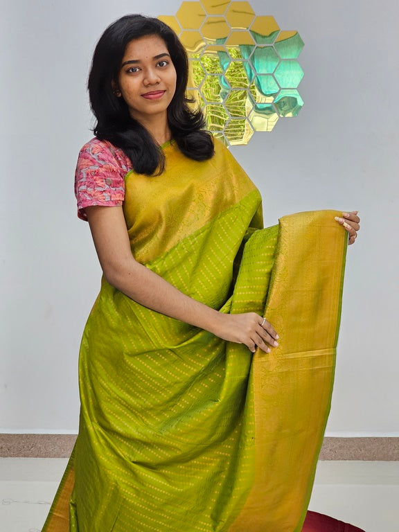 Kanchipuram Blended Bridal Silk Saree 182