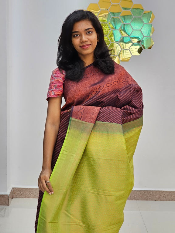 Kanchipuram Blended Bridal Silk Saree 195