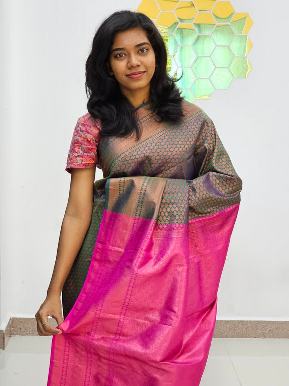 Kanchipuram Blended Bridal Silk Saree 208