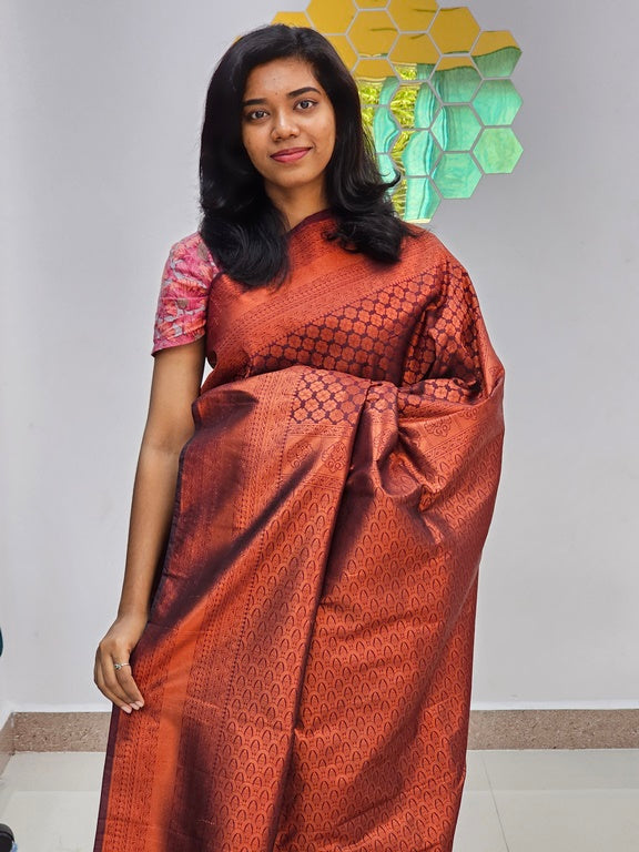 Kanchipuram Blended Bridal Silk Saree 213