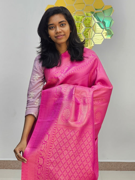 Kanchipuram Blended Bridal Silk Saree 255