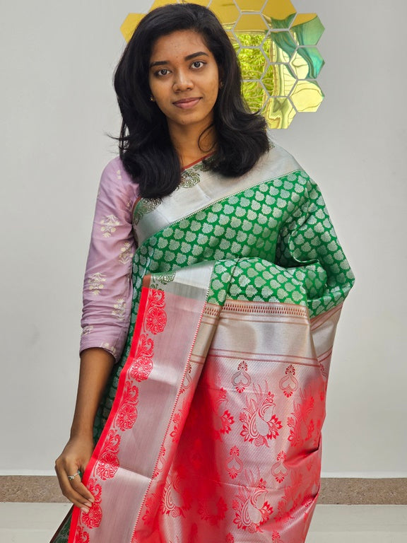 Kanchipuram Blended Bridal Silk Saree 291