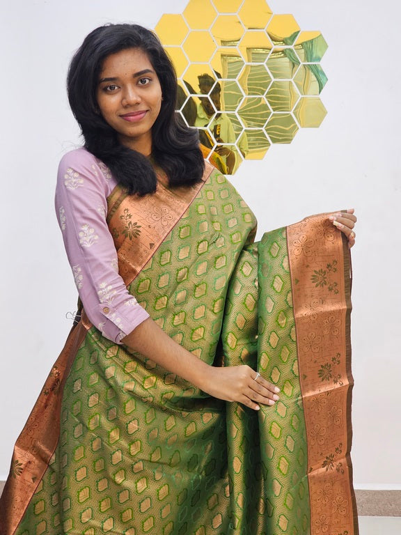 Kanchipuram Blended Bridal Silk Saree 134