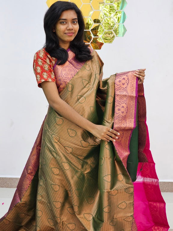 Kanchipuram Blended Bridal Silk Saree 471