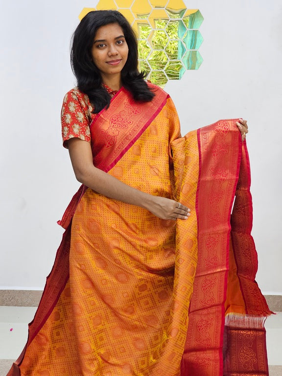 Kanchipuram Blended Bridal Silk Saree 476