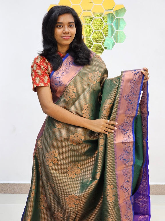 Kanchipuram Blended Bridal Silk Saree 487