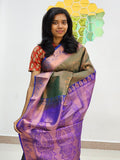 Kanchipuram Blended Bridal Silk Saree 487