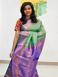 Kanchipuram Blended Bridal Silk Saree 493