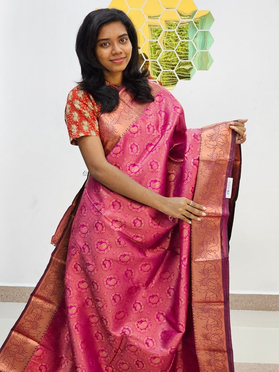 Kanchipuram Blended Bridal Silk Saree 494