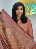 Kanchipuram Blended Gifted Embossed Silk Saree 1163