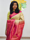 Kanchipuram Blended Mini Bridal silk Saree 139