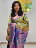 Kanchipuram Blended Mini Bridal Silk Saree 147