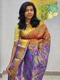 Kanchipuram Blended Mini Bridal Silk Saree 150