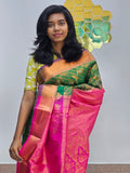 Kanchipuram Blended Mini Bridal Silk Saree 153