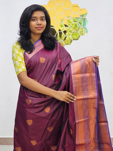 Kanchipuram Blended New Fancy Butta Silk Sarees 083